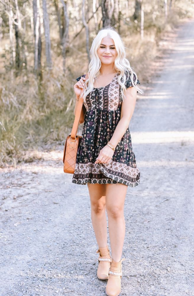 Savannah Baby Doll Mini Dress