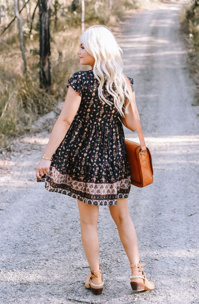 Savannah Baby Doll Mini Dress