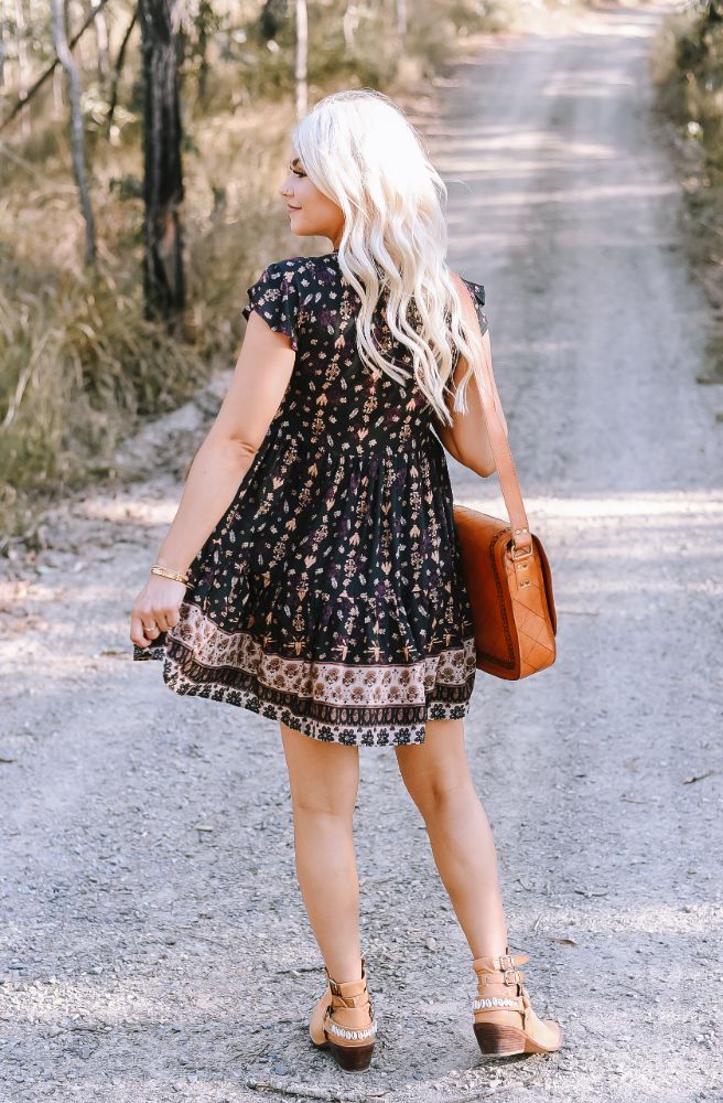 Savannah Baby Doll Mini Dress