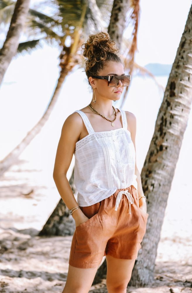 Bohemian White Lace Cami