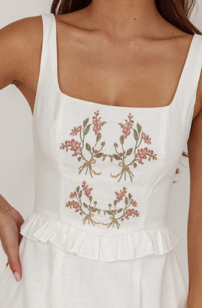 Blush Posy Mini Dress