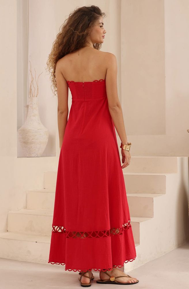 Ruby Horizon Wrap Maxi Dress