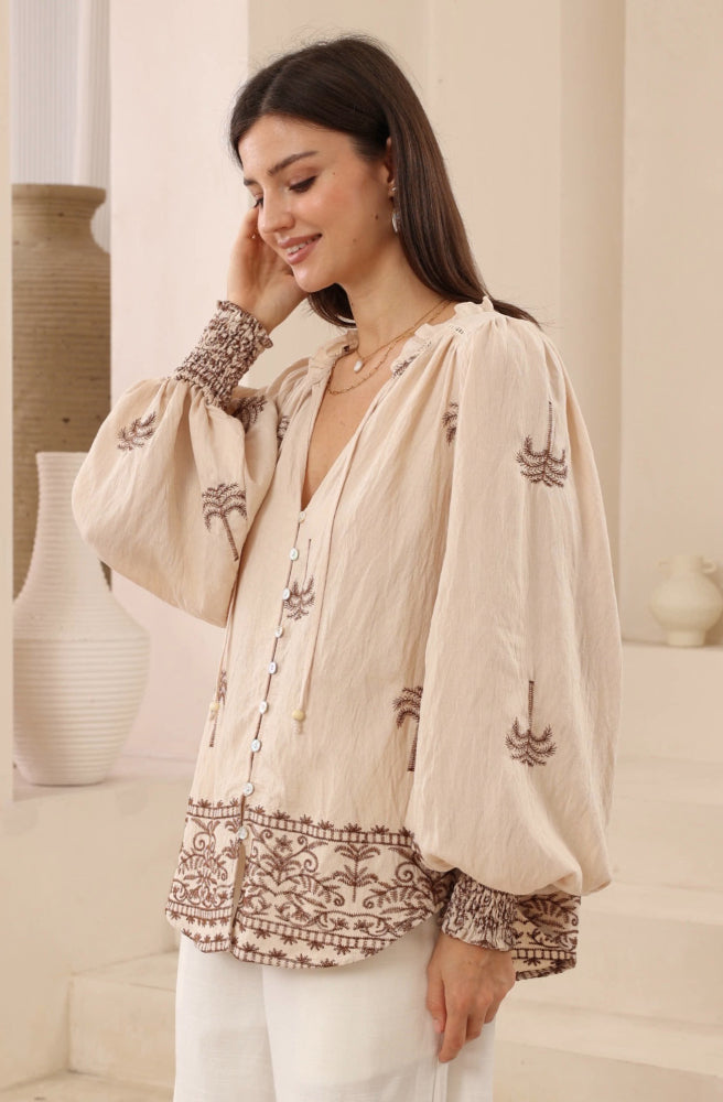 Les Palms Blouse, Side View