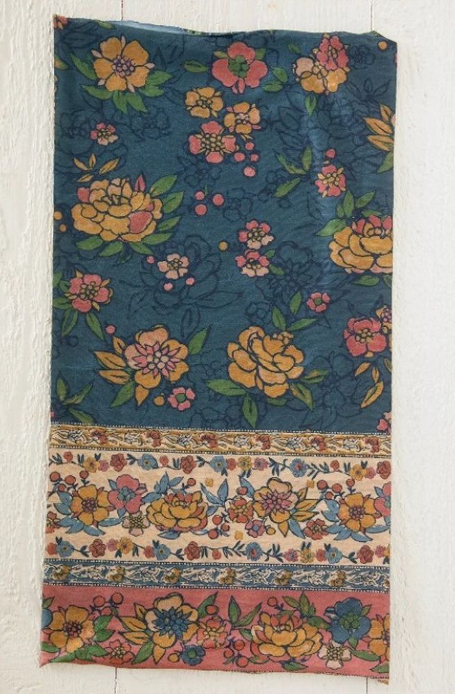 Boho Bandeau Blue Riviera Flora