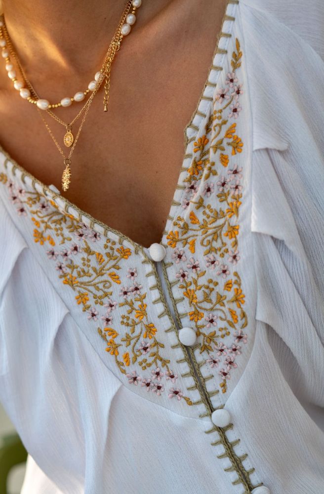 Lexi Embroidered Blouse