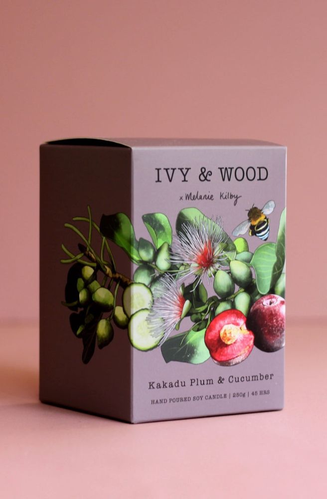 Kakadu Plum & Cucumber Candle, Natural Soy Candles