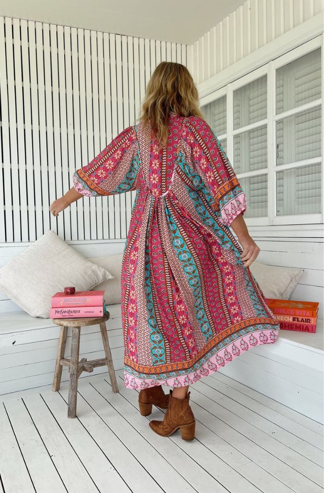 Jaase Cedella Print Boheme Midi Dress