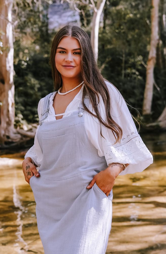 White Terra Bloom Blouse