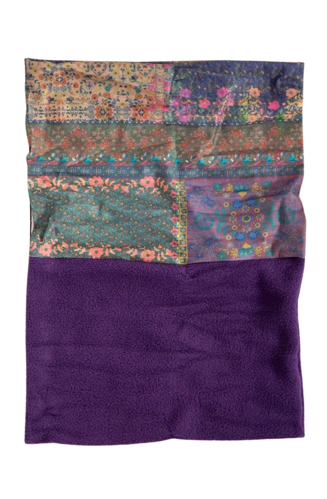 Boho Bandeau Headband, Floral Patchwork Print