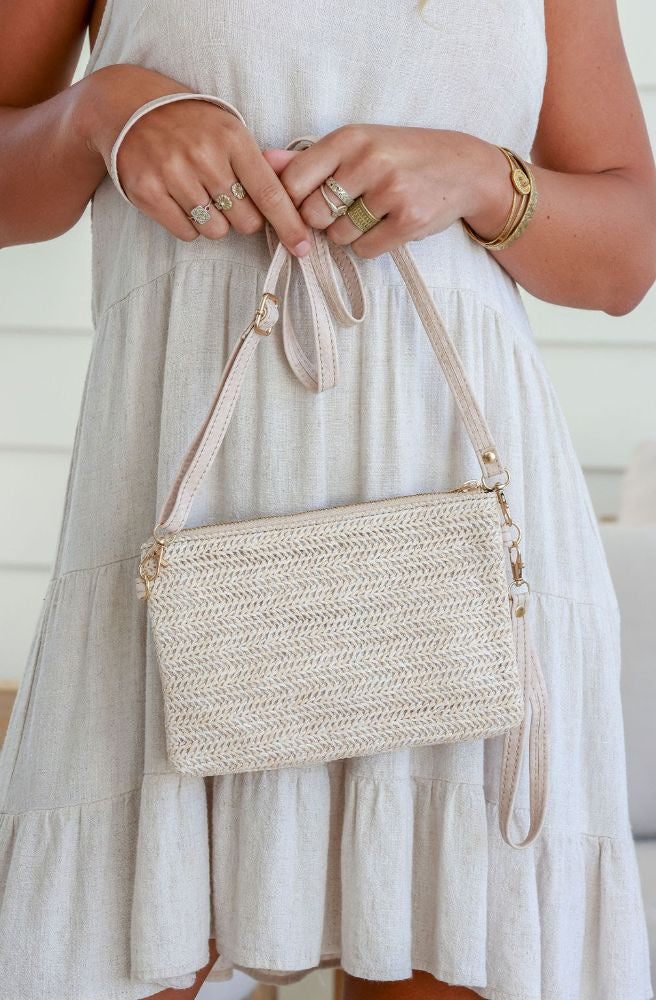 Woven Pouch Bag, Boho Chic Style