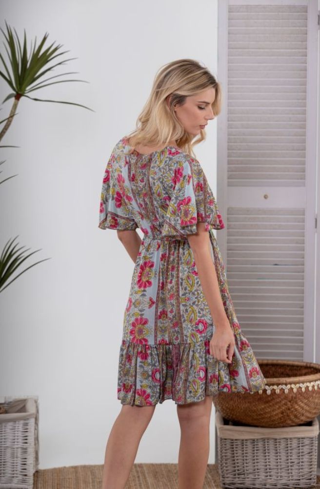Cienna Design Naomi Mini Dress Floral Print
