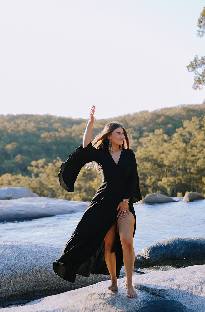Ebony Saradon Dress