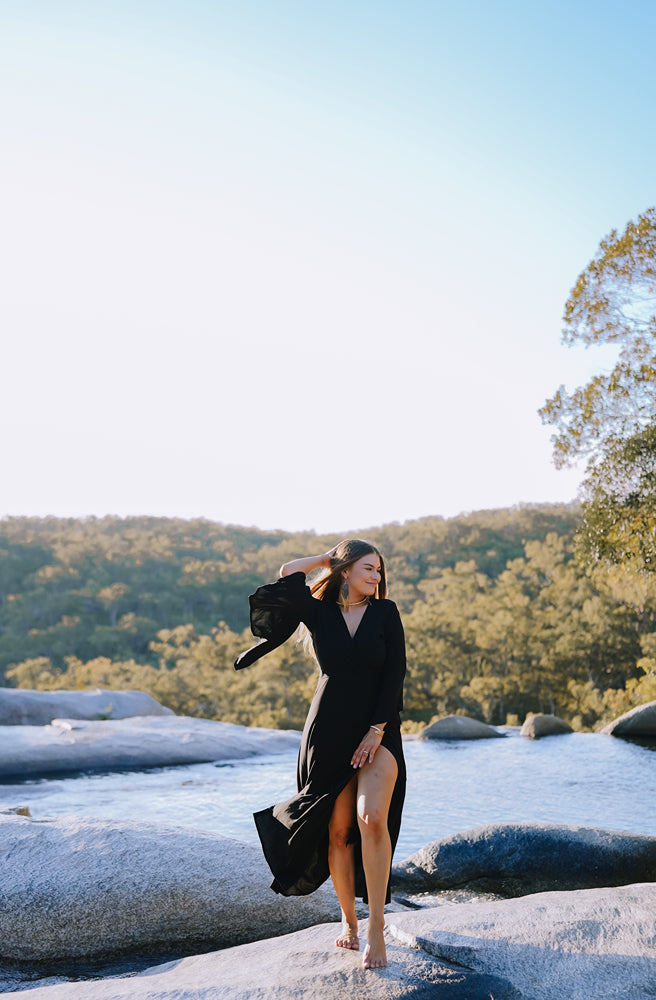 Ebony Saradon Dress