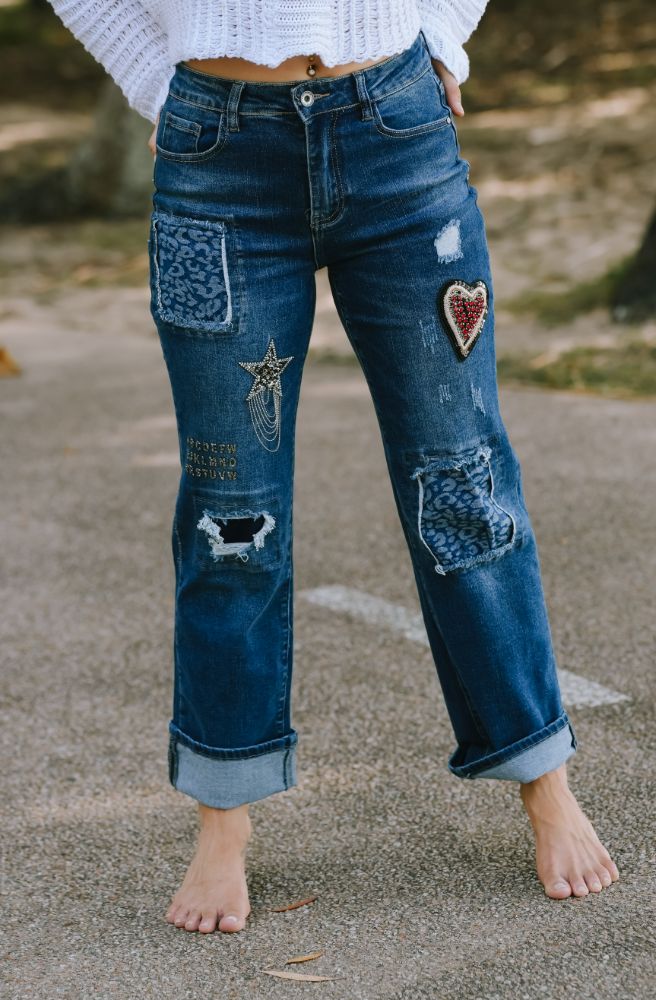Bestie Heart Jeans