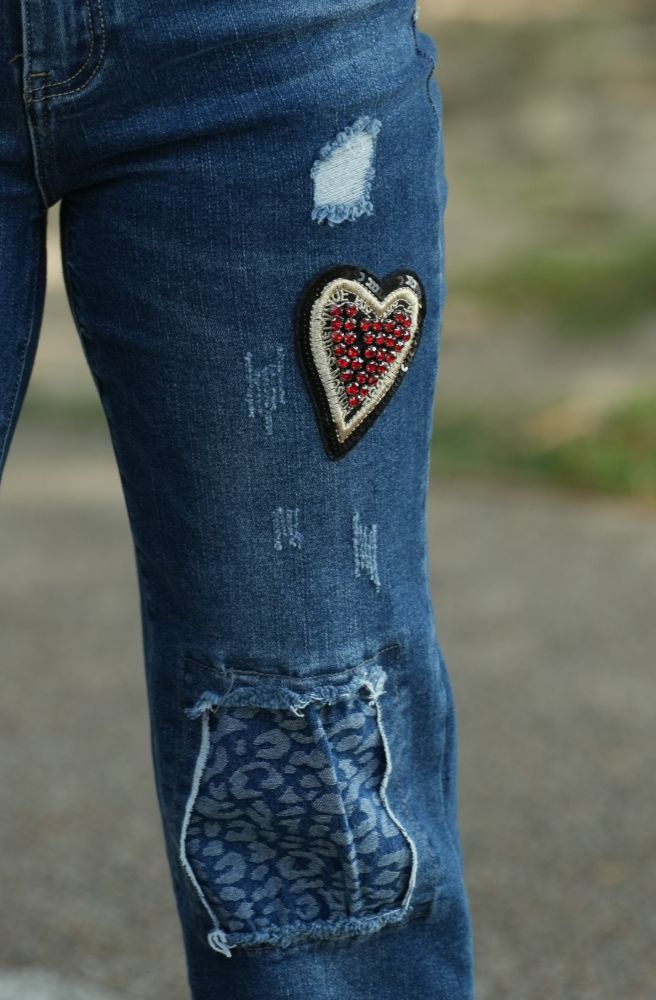 Bestie Heart Jeans