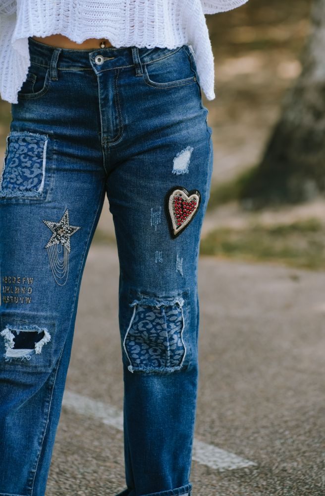 Bestie Heart Jeans