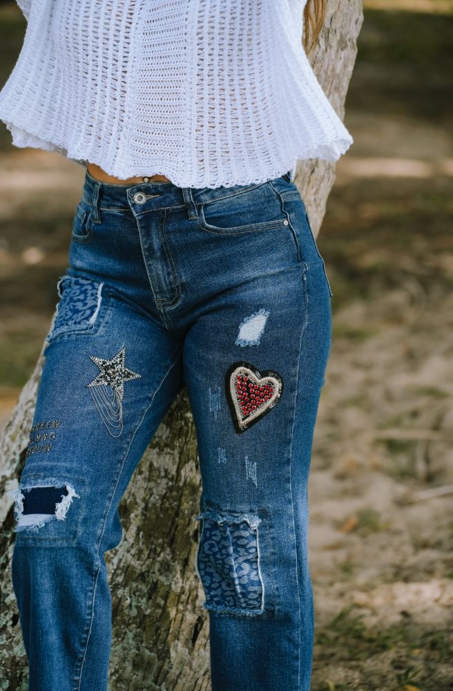 Bestie Heart Jeans