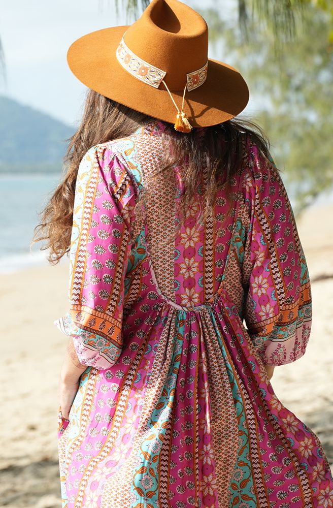 Jaase Cedella Print Boheme Midi Dress