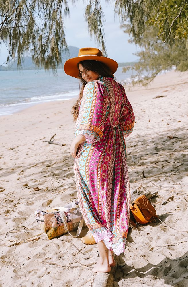 Jaase Cedella Print Boheme Midi Dress