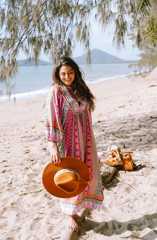 Jaase Cedella Print Boheme Midi Dress