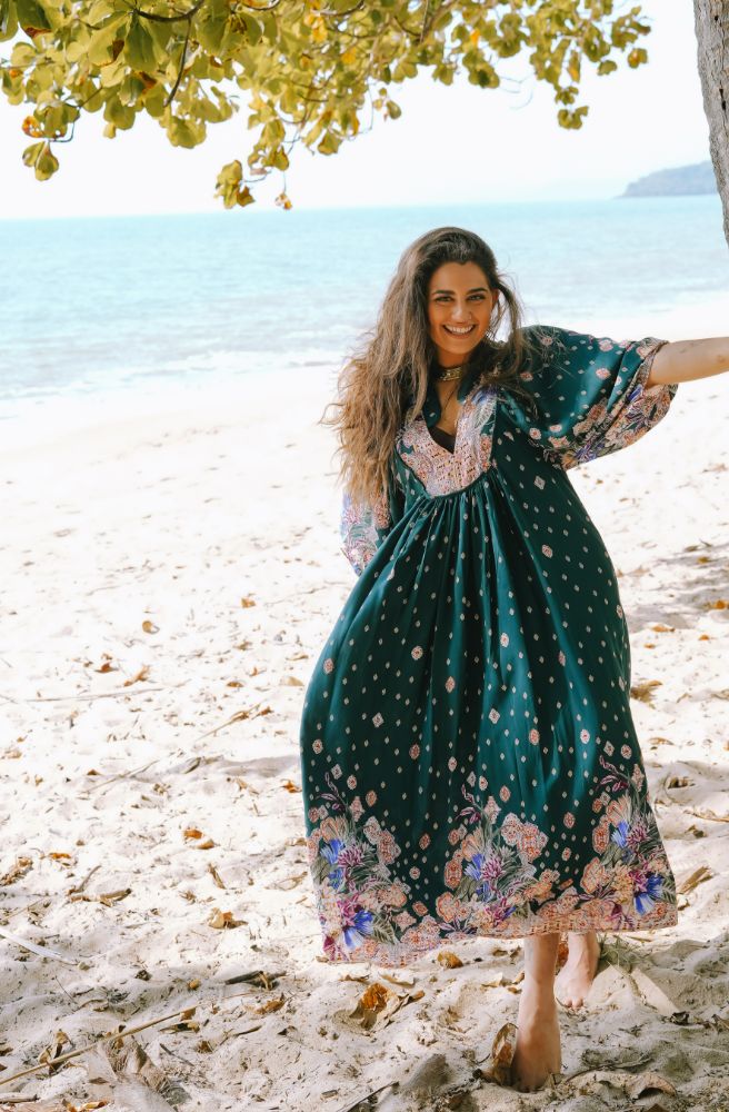 Jaase Estella Print Boheme Midi Dress