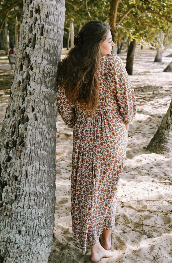 Jaase Harlowe Print Boheme Midi Dress