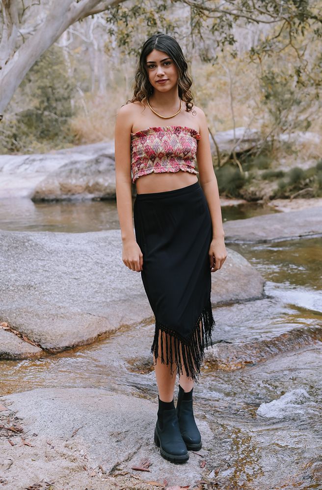 Ebony Shadow Dancer Skirt