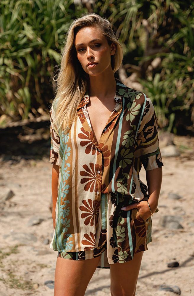 Jaase Cacao Mist River Shirt
