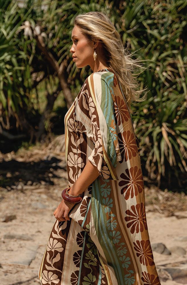 Jaase Cacao Mist Bree Maxi Dress