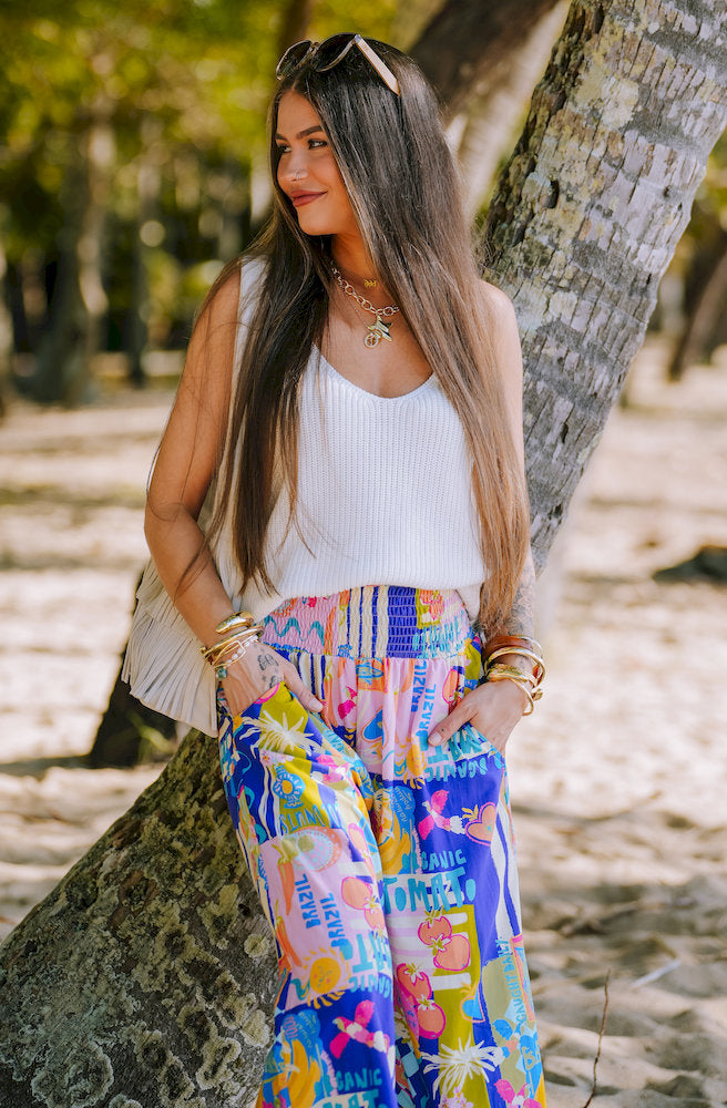 Funky Pineapple Queen Pants
