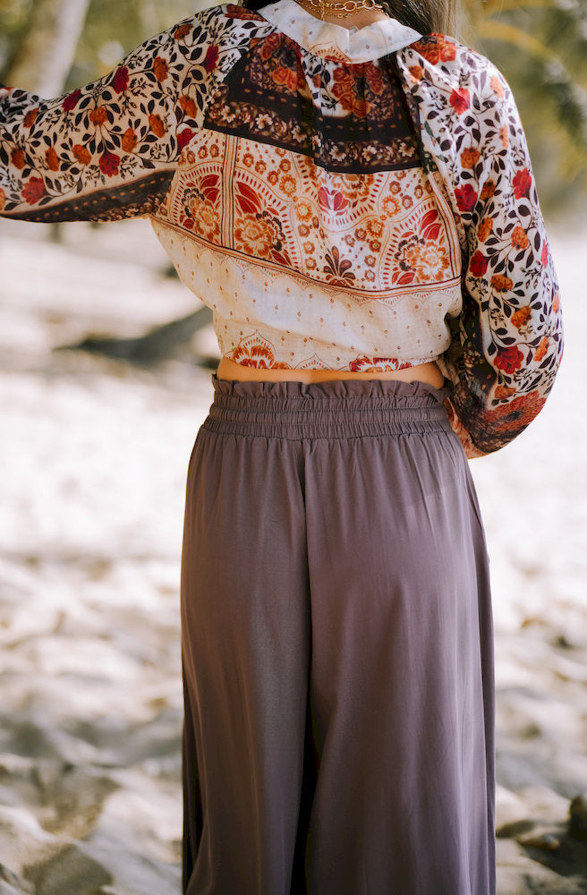 Mauve Palazzo Pants