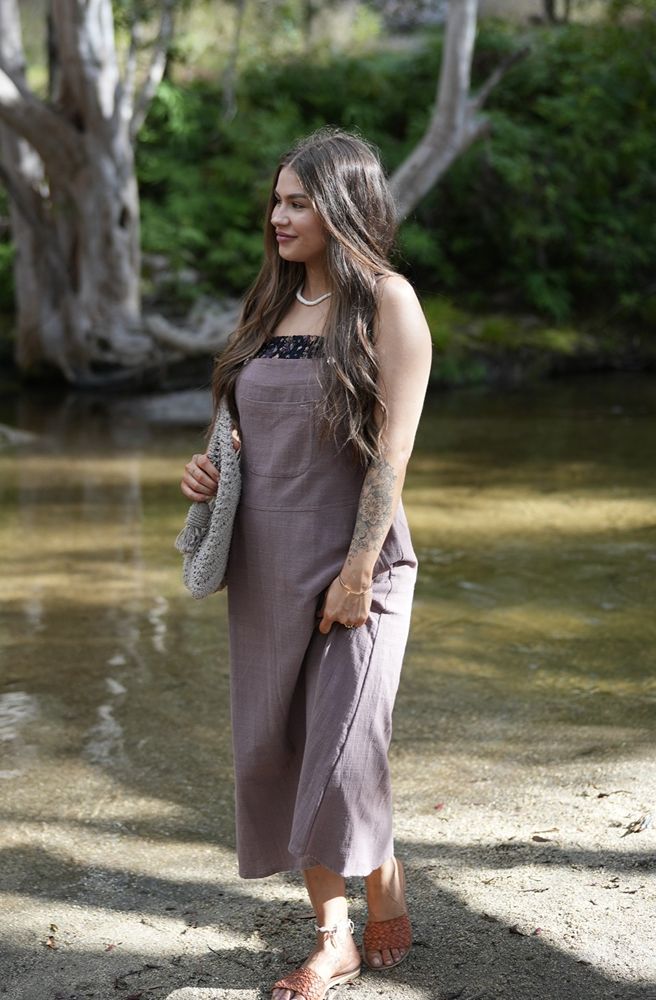 Gypsy Thread 3/4 Length Pinafore Mocha