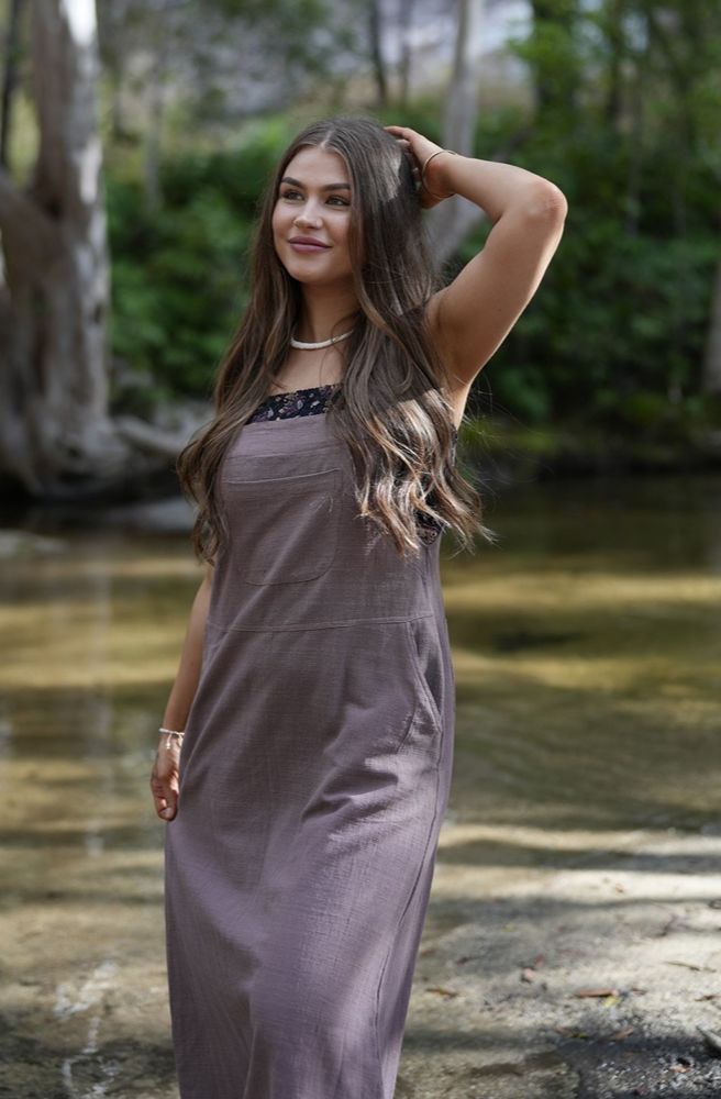 Gypsy Thread 3/4 Length Pinafore Mocha