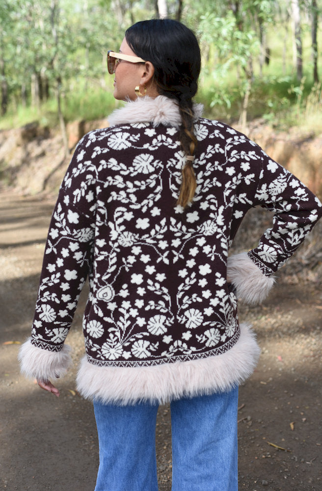 Lombard Choco Knit Jacket