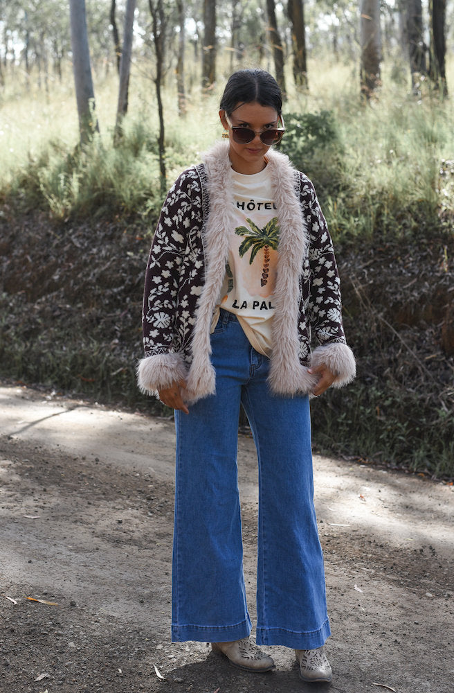 Lombard Choco Knit Jacket