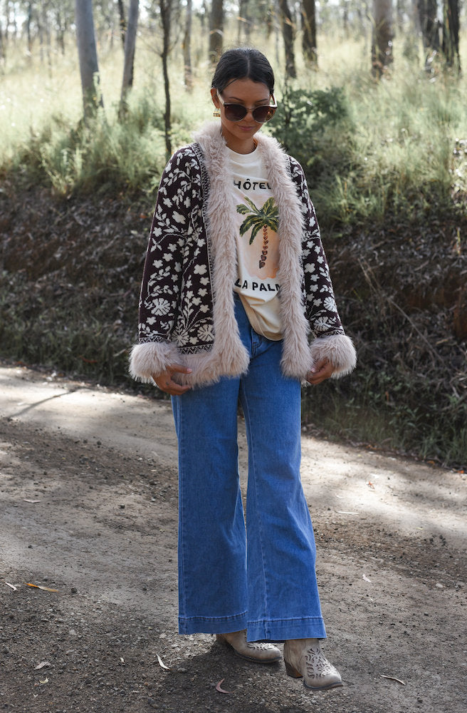 Lombard Choco Knit Jacket