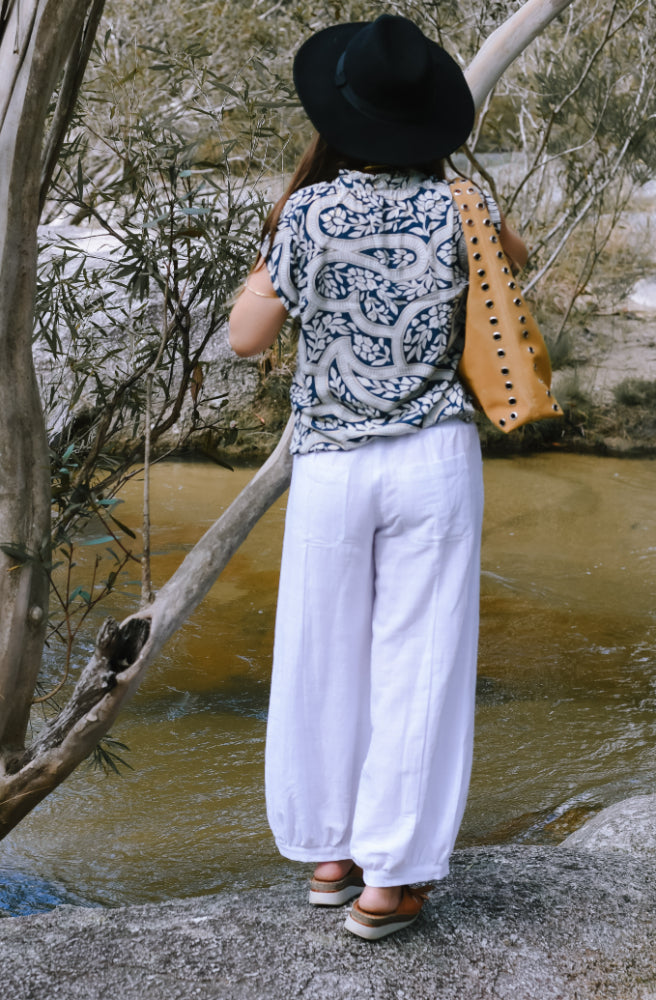Leura Clare Top, Rear View
