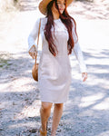 Gypsy Thread Pinafore Mid Short Cream