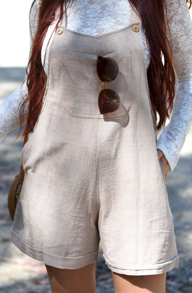 Cream Manifest Overalls