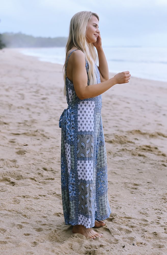Indigo Mosaic Adele Pantsuit