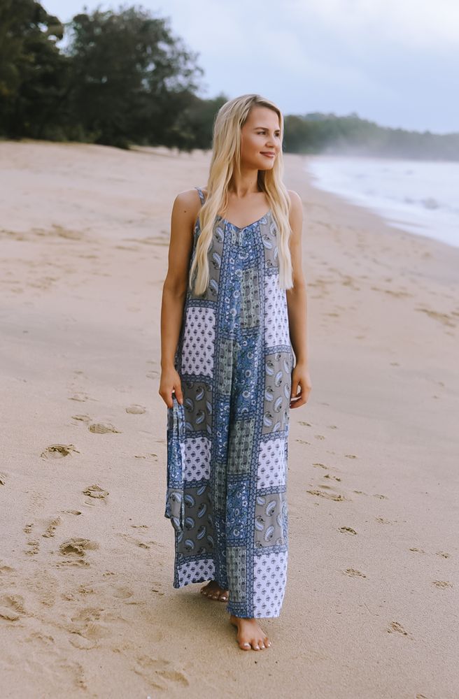 Indigo Mosaic Adele Pantsuit