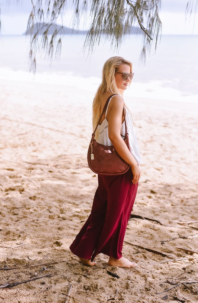 Maroon Queen Pants