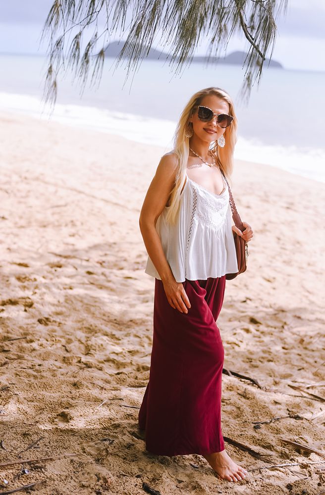 Ivy Lace Cami White