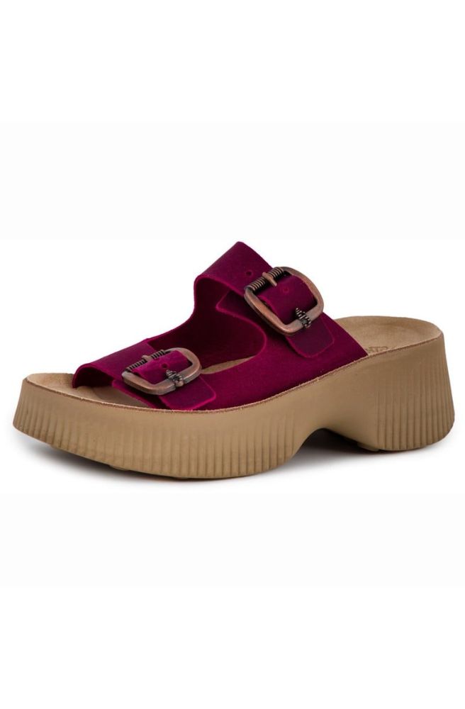 Fantasy Sandals Rochelle Chianti, Everyday Summer Sandals with Cushioned Sole