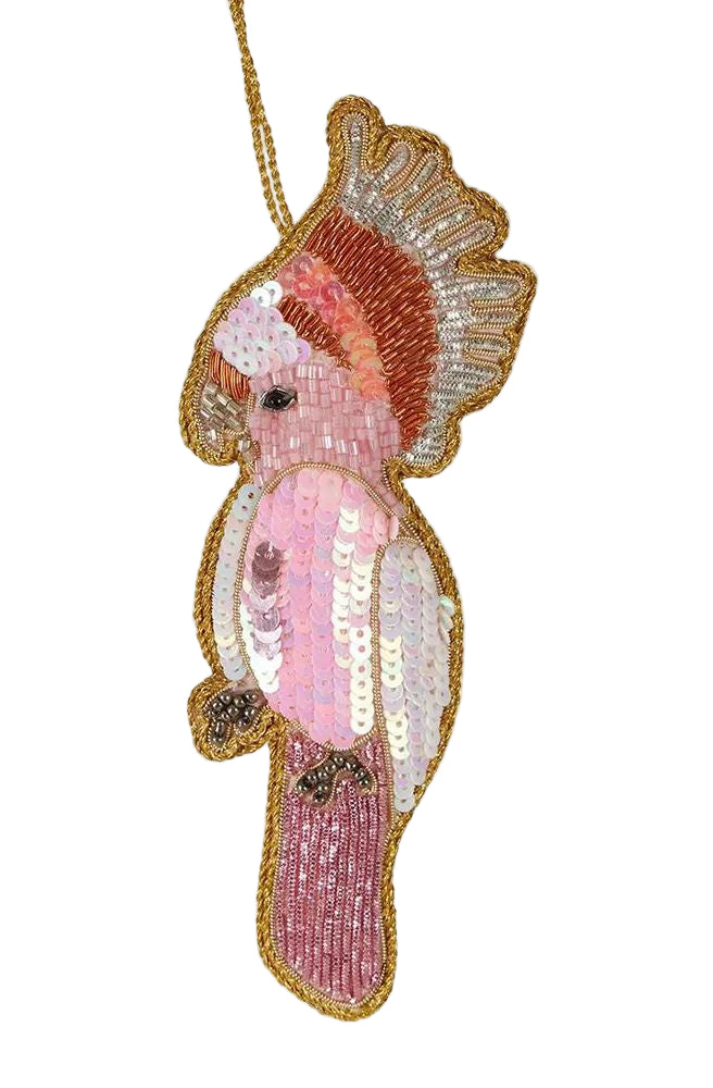 Galah-Sequin-Tree-Decoration, Cute Christmas Decorations