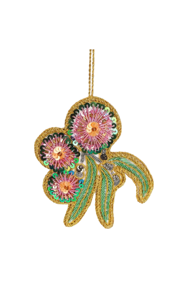 Gumnut Sequin Tree Decoration, Cute Xmas Decorations