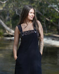 Gypsy Thread 3/4 Length Pinafore Black