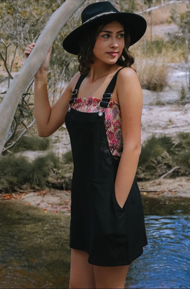 Gypsy Thread Pinafore Ebony, Black Colour