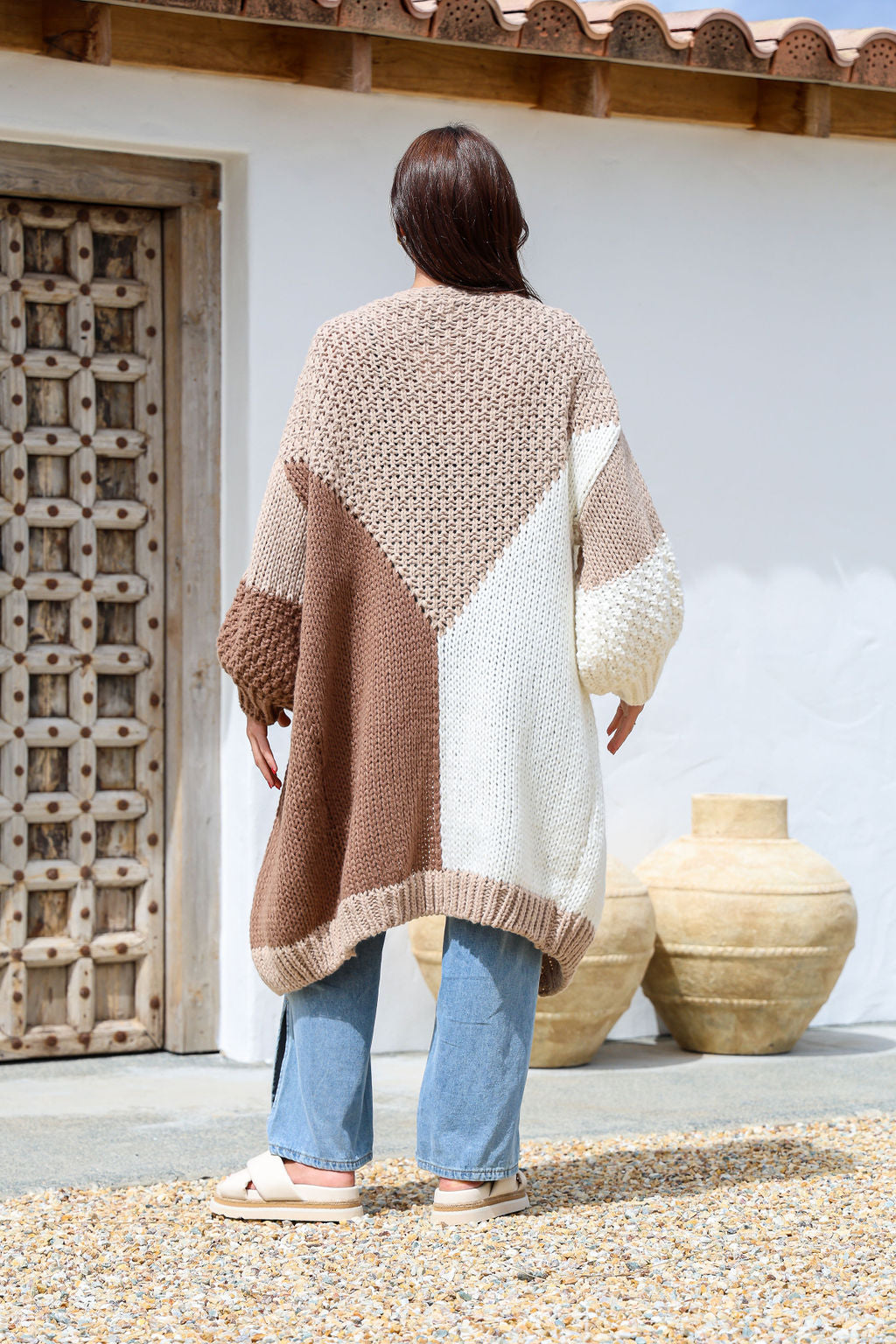 Getaway Cardi Caramel, Rear View
