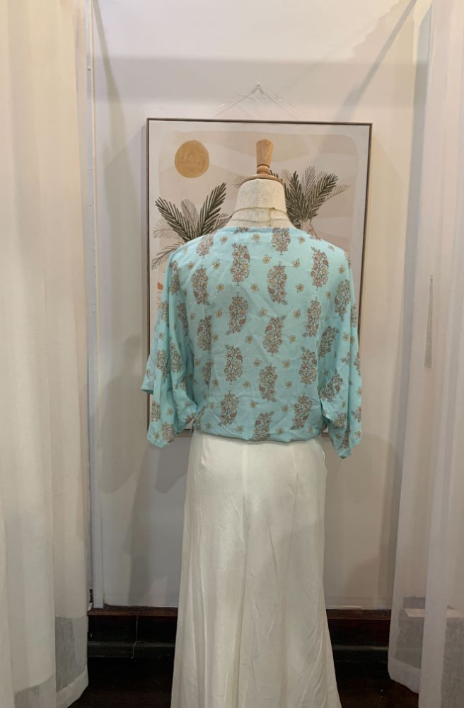 Turquoise Lily Shazza Top